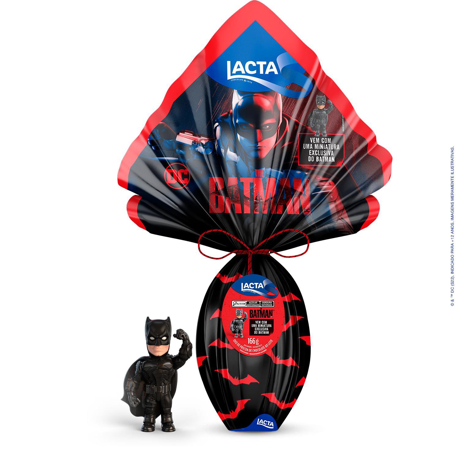 Ovo de Páscoa Lacta Batman 166g em Promoção + Descontos Incríveis - Os seus  Chocolates favoritos em um só lugar | Lacta