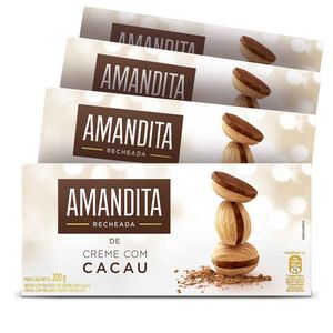 Kit com 4 Chocolates Amandita 200g